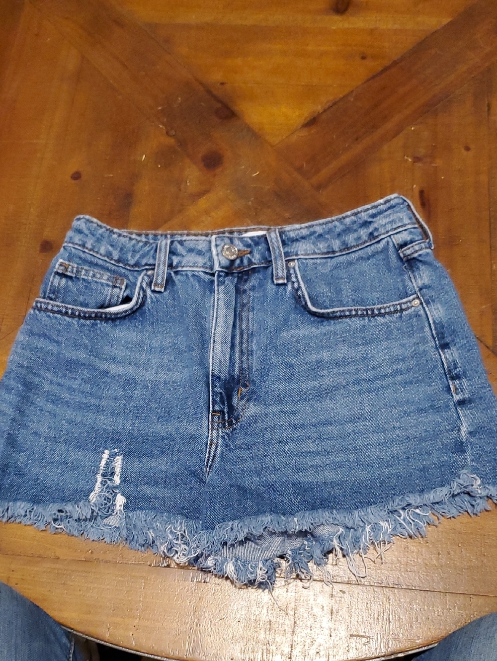 Forever 21 Blue Denim Jean Shorts